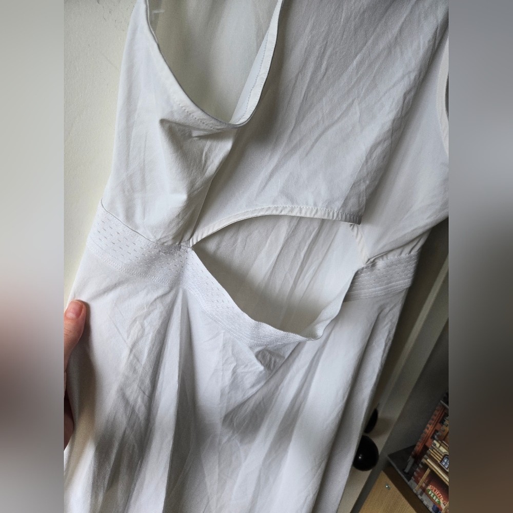 Nike Dri-FIT Advantage White Athletic Dress Size L - Picture 6 of 7